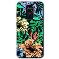 Xiaomi Redmi Note 9 Hibiscus Flowers Baskılı Uyumlu Silikon Kılıf