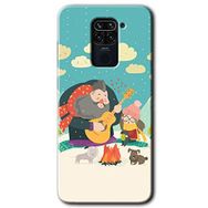 Xiaomi Redmi Note 9 Kış Pikniği Baskılı Uyumlu Silikon Kılıf