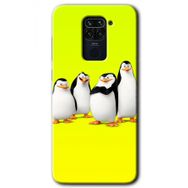 Xiaomi Redmi Note 9 Penguenler Baskılı Uyumlu Silikon Kılıf
