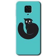 Xiaomi Redmi Note 9 Pro Cat Vector Baskılı Uyumlu Silikon Kılıf
