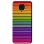 Xiaomi Redmi Note 9 Pro Colorful Lines Baskılı Uyumlu Silikon Kılıf