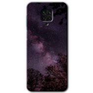Xiaomi Redmi Note 9 Pro Gece Galaksi Baskılı Uyumlu Silikon Kılıf