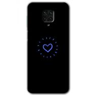 Xiaomi Redmi Note 9 Pro Heart Strokes Baskılı Uyumlu Silikon Kılıf