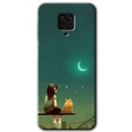 Xiaomi Redmi Note 9 Pro Kedili Kız Baskılı Uyumlu Silikon Kılıf