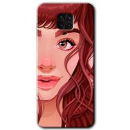 Xiaomi Redmi Note 9 Pro Kızıl Kız Baskılı Uyumlu Silikon Kılıf