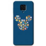 Xiaomi Redmi Note 9 Pro Mickey Baskılı Uyumlu Silikon Kılıf