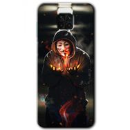 Xiaomi Redmi Note 9 Pro V for Fire Baskılı Uyumlu Silikon Kılıf