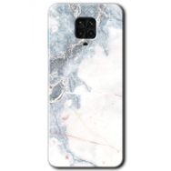 Xiaomi Redmi Note 9 Pro White Marble Baskılı Uyumlu Silikon Kılıf