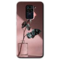 Xiaomi Redmi Note 9 Retro Gül Baskılı Uyumlu Silikon Kılıf