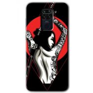Xiaomi Redmi Note 9 Samurai Girl Baskılı Uyumlu Silikon Kılıf