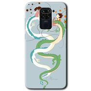 Xiaomi Redmi Note 9 Snake Friendship Baskılı Uyumlu Silikon Kılıf