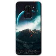 Xiaomi Redmi Note 9 Uzay Gökyüzü Baskılı Uyumlu Silikon Kılıf