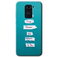 Xiaomi Redmi Note 9 Want You Baskılı Uyumlu Silikon Kılıf