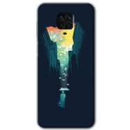 Xiaomi Redmi Note 9S City Bird Sky Baskılı Uyumlu Silikon Kılıf