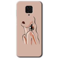 Xiaomi Redmi Note 9S Çizim Silüet Baskılı Uyumlu Silikon Kılıf