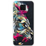 Xiaomi Redmi Note 9S Colorfull Aslan Baskılı Uyumlu Silikon Kılıf
