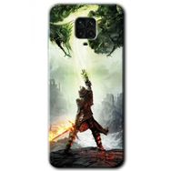 Xiaomi Redmi Note 9S Dragon Hunter Baskılı Uyumlu Silikon Kılıf