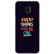 Xiaomi Redmi Note 9S Everything Baskılı Uyumlu Silikon Kılıf