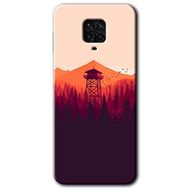 Xiaomi Redmi Note 9S Gözlem Kulesi Baskılı Uyumlu Silikon Kılıf