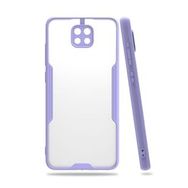 Xiaomi Redmi Note 9s Platin Silikon - Lila Kılıf