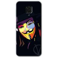 Xiaomi Redmi Note 9S Vendetta Baskılı Uyumlu Silikon Kılıf