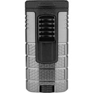 Xikar Tactical Triple Lighter Gunmetal Siyah Puro Çakmağı