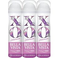 Xo Bella Vista 3x150 ml Kadın Deodorant
