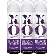 Xo Black Premium 3x150 ml Kadın Deodorant