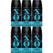 Xo Men-Erkek 6x150 ml Dynamic Deodorant