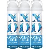 Xo Ocean Fresh 3x150 ml Kadın Deodorant