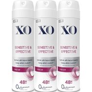 Xo Sensitive Effective 3x150 ml Women Deodorant