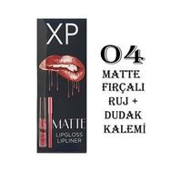 Xp 8680331748752 Mat Ruj Lipgloss + Lipliner Dudak Kalemi