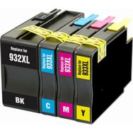 Xplus 932XL 933XL HP Officejet 7612 Renkli Muadil Kartuş Set