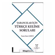 Yabancılar İçin Türkçe Kelime Soruları - Yunus Emre Çekici