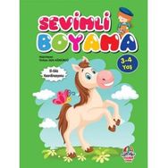 Yağmur Çocuk Sevimli Boyama 3-4 Yaş