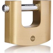 Yale Y114B/90/127/1 Pirinç 90 mm Oval Kayar Pimli Asma Kilit