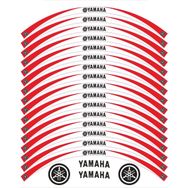 Yamaha YS 125 Beyaz Kırmızı Jant Şeridi