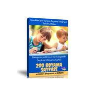 Yaratıcı Boyama Kitap Seti 2 Spiralli Kitap Enine Boyuna Eğitim