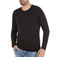 Yaren Tuhafiye 6 Adet Fanila Siyah 496s Yıldız Erkek Bambu Uzun Kollu T-Shirt