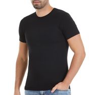 Yaren Tuhafiye 6 Adet Fanila Siyah 91 Yıldız Erkek Likralı Kısa Kollu T-Shirt