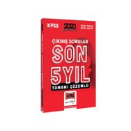 Yargı Yayınları 2023 KPSS Genel Yetenek Genel Kültür Tamamı Çözümlü Son 5 Yıl Çıkmış Sınav Soruları