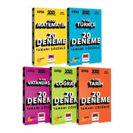 Yargı Yayınları 2023 KPSS GY GK Tamamı Çözümlü 20 Deneme Seti