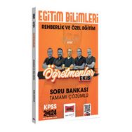 Yargı Yayınları 2024 KPSS Eğitim Bilimleri Öğretmenler Ekibi Rehberlik ve Özel Eğitim Tamamı Çözümlü Soru Bankası
