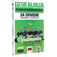 Yargı Yayınları 2024 KPSS Eğitim Bilimleri Ölçme ve Değerlendirme Tamamı Çözümlü 24 Deneme