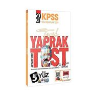 Yargı Yayınları - 2024 KPSS Tüm Adaylar İçin 5 Yüz Tarih Çek Kopart Yaprak Test