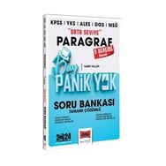 Yargı Yayınları 2024 KPSS YKS MSÜ Bay Panik Yok Paragraf Orta Seviye Tamamı Çözümlü Soru Bankası