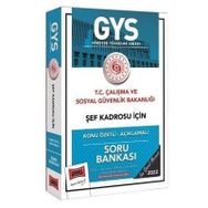 Yargı Yayınları T.C Çalışma ve Sosyal Güvenlik Bakanlığı Şef Kadrosu İçin Konu Özetli Açıklamalı Soru Bankası