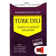 Yargı Yayınları Üniversiteler İçin Türk Dili Yazılı ve Sözlü Anlatım