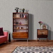 Yasham 11532-5 Papro 52 cm Gri Desenli Duvar Kağıdı