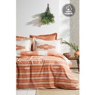 Yataş Bedding Nomi Ranfoce Kiremit Tek Kişilik Nevresim Seti